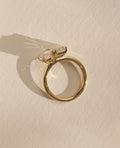 4ctw Ethical Luxury Toi et Moi Lab-Grown Diamond Ring – 2ct Oval & 2ct Emerald Cut
