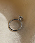 2ct Round Elegant Solitaire Lab-Grown Diamond Ring in Minimalist Setting