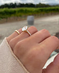 2.50ct Elegant Oval Cut Diamond Engagement Ring Hidden Halo 14k Yellow Gold.