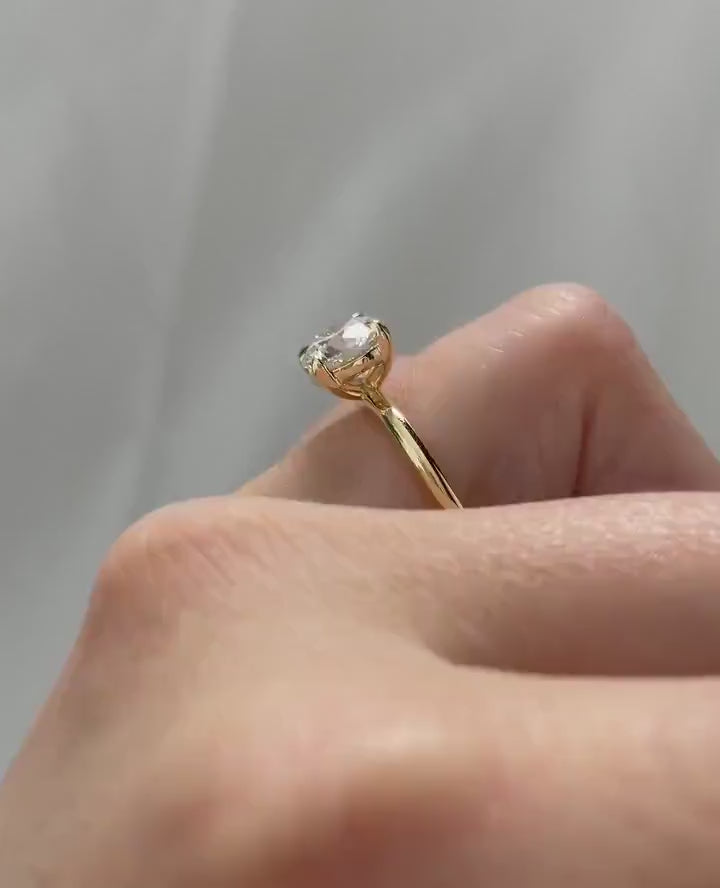 1.50ct Classic Round Solitaire Engagement Ring in 14K Gold